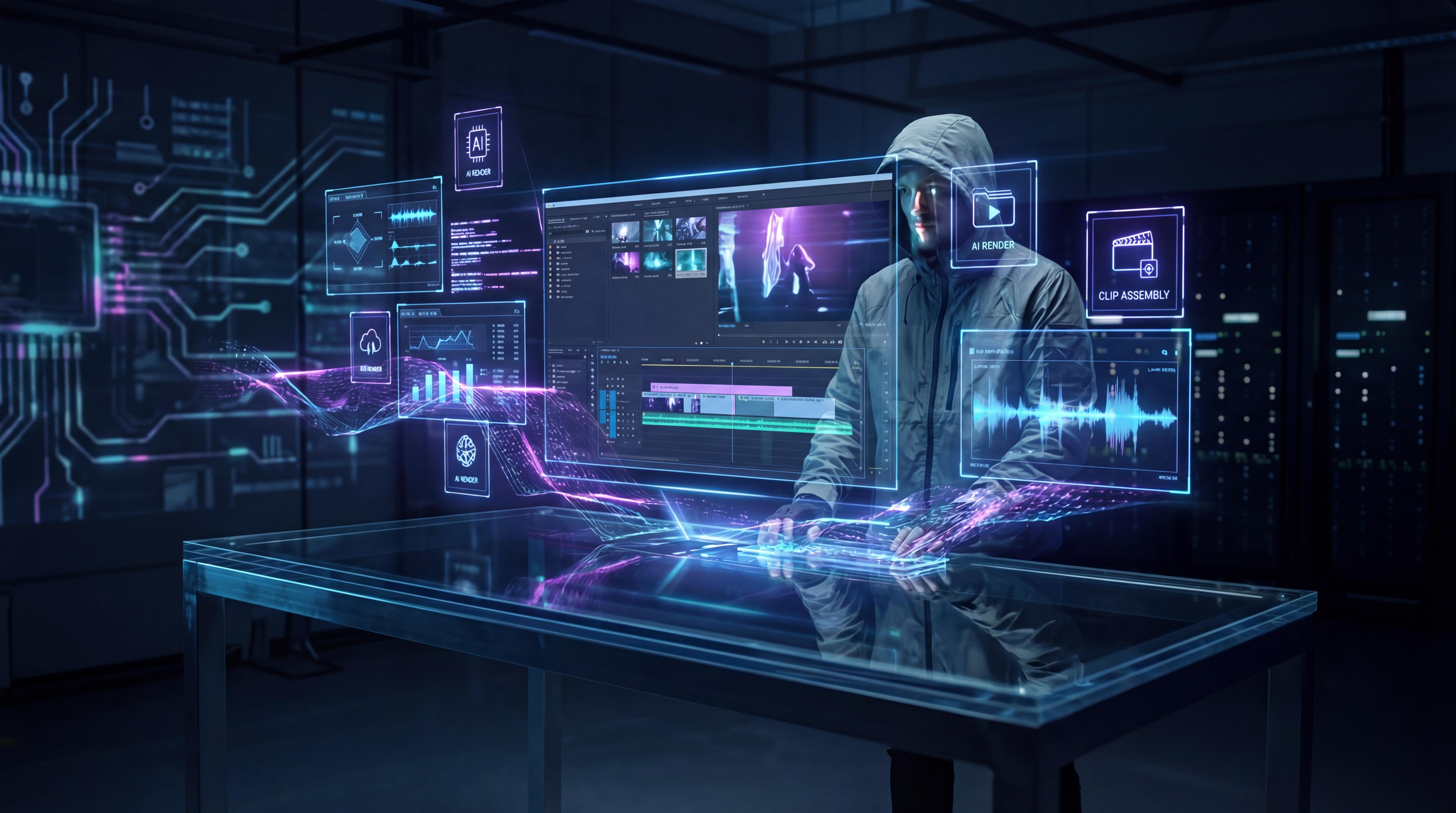 国产自拍AI视频剪辑教程